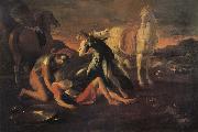 Nicolas Poussin Trancred and Erminia Sweden oil painting artist